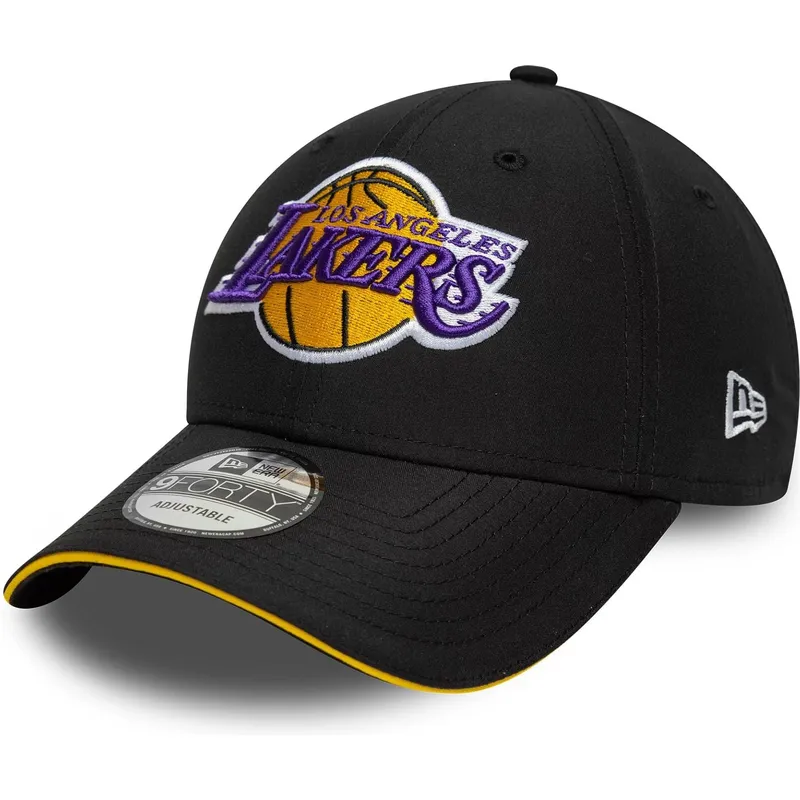 cappellino-curvo-nero-regolabile-9forty-microfibre-dei-los-angeles-lakers-nba-di-new-era