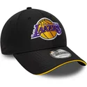 cappellino-curvo-nero-regolabile-9forty-microfibre-dei-los-angeles-lakers-nba-di-new-era