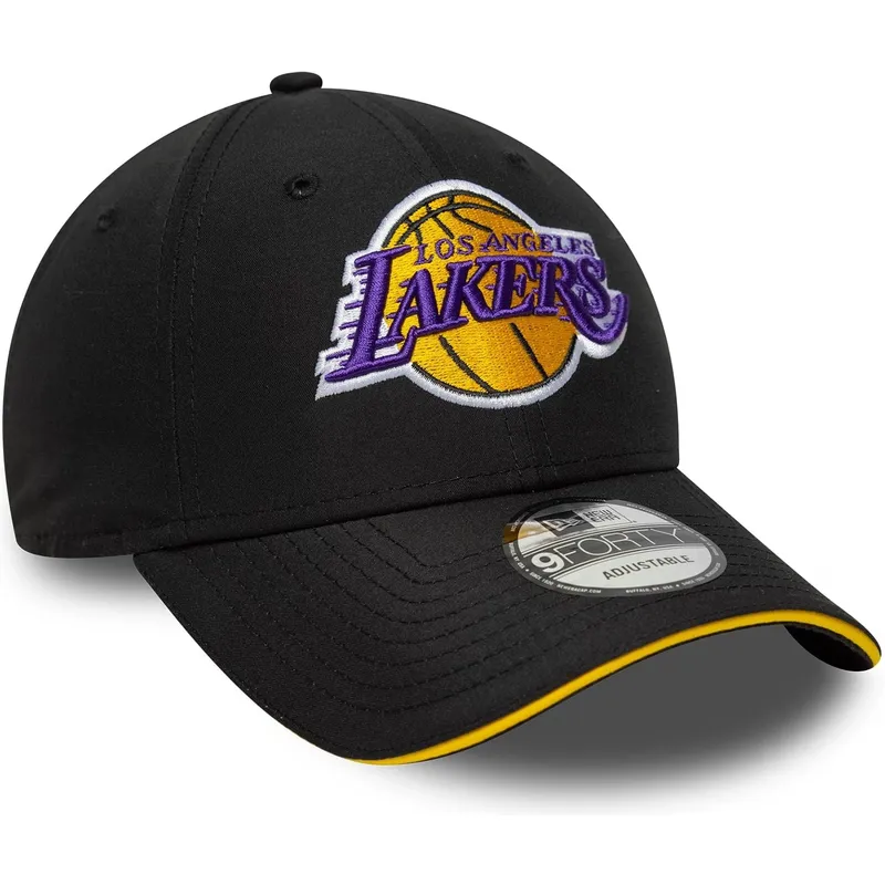 cappellino-curvo-nero-regolabile-9forty-microfibre-dei-los-angeles-lakers-nba-di-new-era