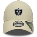 cap-curbata-beige-adjustable-strap-9forty-recycled-midi-de-las-vegas-raiders-nfl-de-new-era