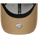 cappellino-curvo-marrone-regolabile-con-logo-marrone-9forty-outline-dei-los-angeles-dodgers-mlb-di-new-era