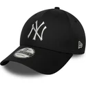 epci-curbata-negru-snapback-9forty-metallic-de-new-york-yankees-mlb-de-new-era