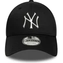 epci-curbata-negru-snapback-9forty-metallic-de-new-york-yankees-mlb-de-new-era