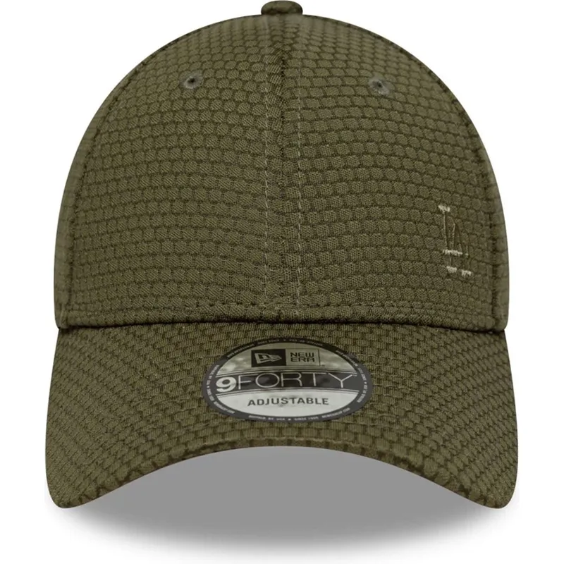 grune-gebogene-snapback-kappe-mit-grunem-logo-9forty-mesh-flawless-der-los-angeles-dodgers-mlb-von-new-era