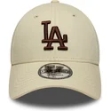 epci-curbata-bej-reglabila-9forty-league-essential-de-los-angeles-dodgers-mlb-de-new-era