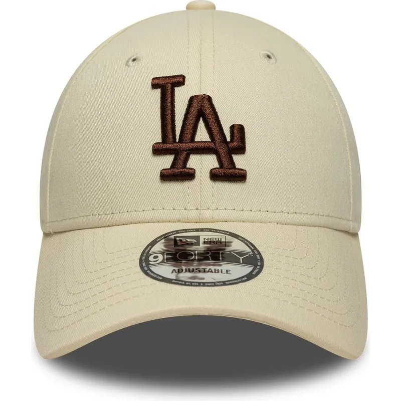 epci-curbata-bej-reglabila-9forty-league-essential-de-los-angeles-dodgers-mlb-de-new-era