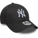 gorra-curva-gris-ajustable-9forty-league-essential-de-new-york-yankees-mlb-de-new-era