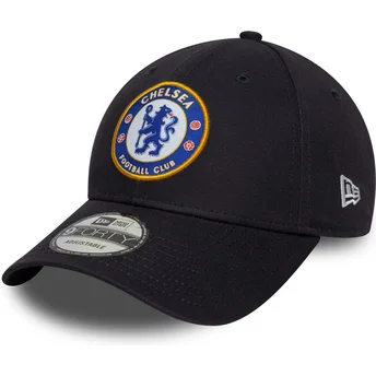 Cap curbată navy blue snapback 9FORTY Core de Chelsea Football Club Premier League de New Era