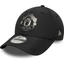 casquette-courbee-noire-ajustable-9forty-reflective-manchester-united-football-club-premier-league-new-era