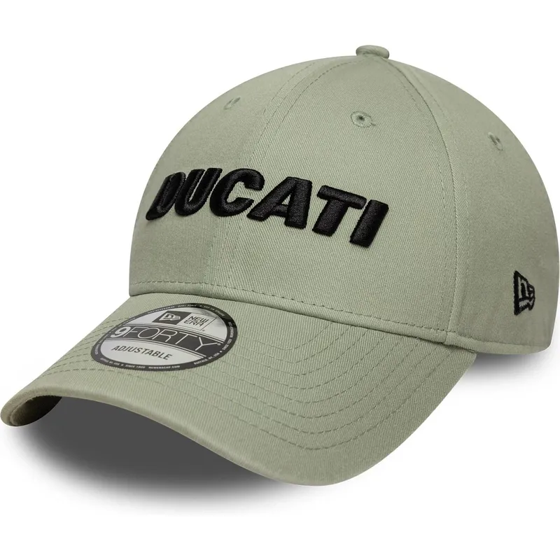 casquette-courbee-verte-ajustable-9forty-seasonal-ducati-motor-motogp-new-era