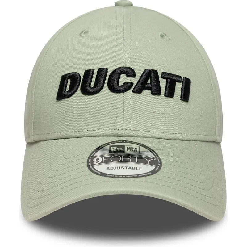 new-era-curved-brim-9forty-seasonal-ducati-motor-motogp-green-adjustable-cap