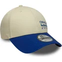 casquette-courbee-beige-et-bleue-ajustable-9forty-seasonal-red-bull-racing-formula-1-new-era