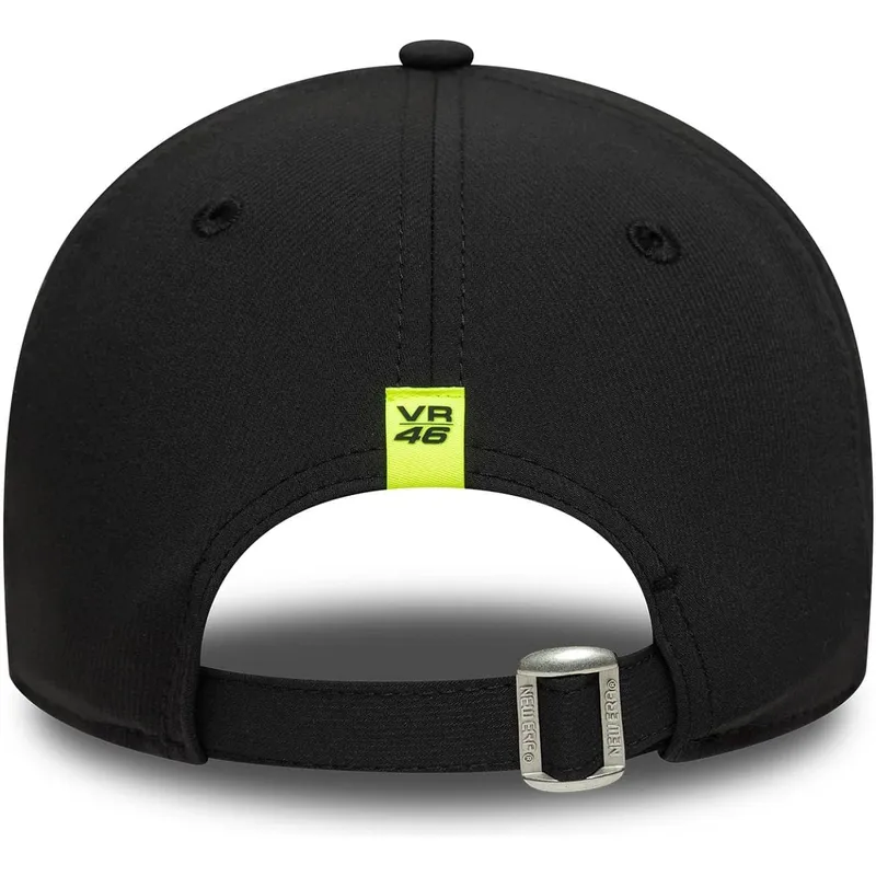 cap-curbata-black-adjustable-strap-9forty-recycled-stripe-de-valentino-rossi-vr46-motogp-de-new-era cap-curbata-black-adjustable-strap-9forty-recycled-stripe-de-valentino-rossi-vr46-motogp-de-new-era