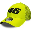 gul-bojd-justerbar-keps-9forty-all-over-print-fran-valentino-rossi-vr46-motogp-av-new-era