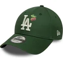 cap-curbata-green-adjustable-strap-9forty-fruit-icon-de-los-angeles-dodgers-mlb-de-new-era
