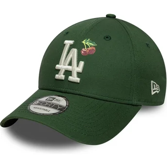Grüne verstellbare Curved Cap 9FORTY Fruit Icon der Los Angeles Dodgers MLB von New Era