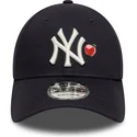 cappellino-con-visiera-curva-blu-marino-regolabile-9forty-fruit-icon-di-new-york-yankees-mlb-di-new-era