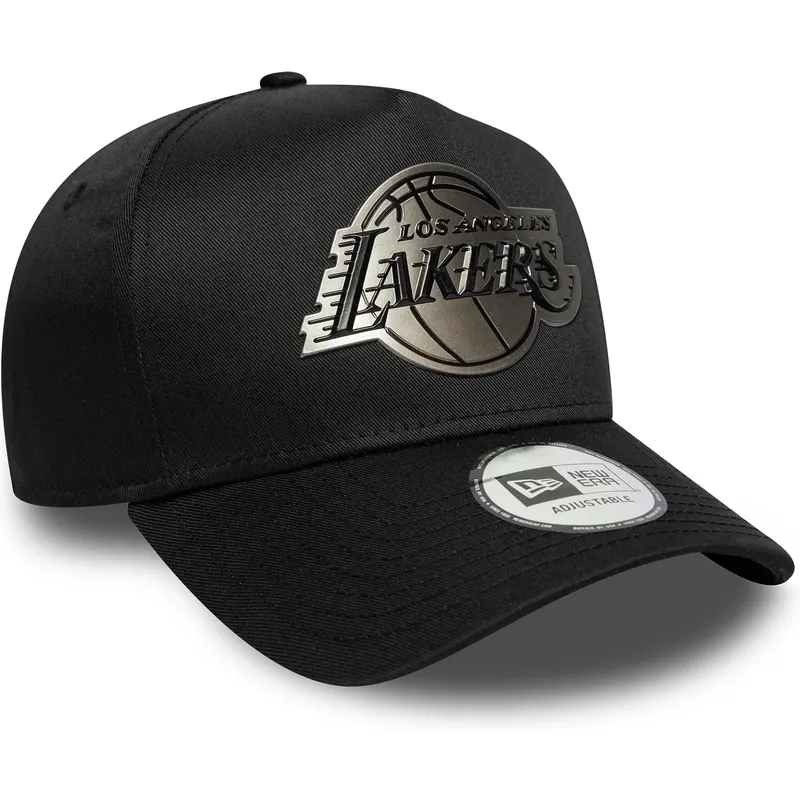 epci-curbata-negru-snapback-9forty-e-frame-metallic-de-los-angeles-lakers-nba-de-new-era