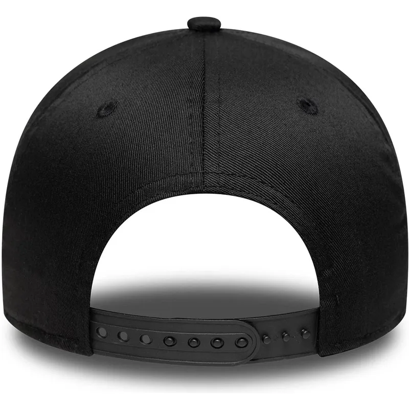 schwarze-gebogene-snapback-kappe-9forty-e-frame-metallic-der-los-angeles-lakers-nba-von-new-era