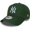 gorra-curva-verde-snapback-9forty-e-frame-league-essential-de-new-york-yankees-mlb-de-new-era