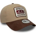 cap-curbata-brown-adjustable-strap-e-frame-de-new-era