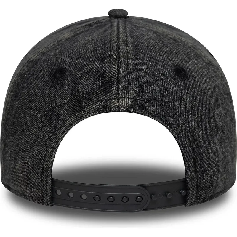 svart-bojd-keps-snapback-9forty-e-frame-denim-fran-los-angeles-dodgers-mlb-av-new-era