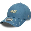 cap-curbata-blue-snapback-9forty-m-crown-denim-de-valentino-rossi-vr46-motogp-de-new-era