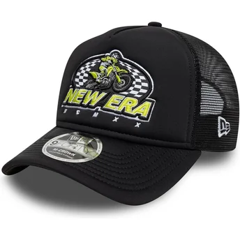 Cap curbată black snapback 9FORTY M-Crown de New Era
