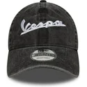 cap-curbata-black-adjustable-strap-9twenty-washed-de-vespa-piaggio-de-new-era