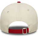 gorra-curva-beige-y-roja-ajustable-9twenty-mini-washed-de-new-york-yankees-mlb-de-new-era