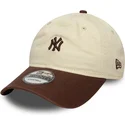 epci-curbata-bej-reglabila-9twenty-mini-washed-de-new-york-yankees-mlb-de-new-era