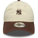 bojd-keps-beige-och-brun-justerbar-9twenty-mini-washed-new-york-yankees-mlb-fran-new-era