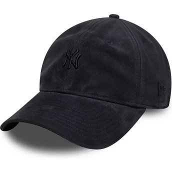 Șepci curbată bleumarin bandă reglabilă 9TWENTY Suede de New York Yankees MLB de New Era