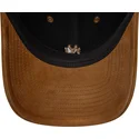gorra-curva-marron-ajustable-con-logo-marron-9twenty-suede-de-new-york-yankees-mlb-de-new-era