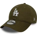 cappellino-curvo-verde-regolabile-9twenty-linen-dei-los-angeles-dodgers-mlb-di-new-era