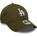 gorra-curva-verde-ajustable-9twenty-linen-de-los-angeles-dodgers-mlb-de-new-era