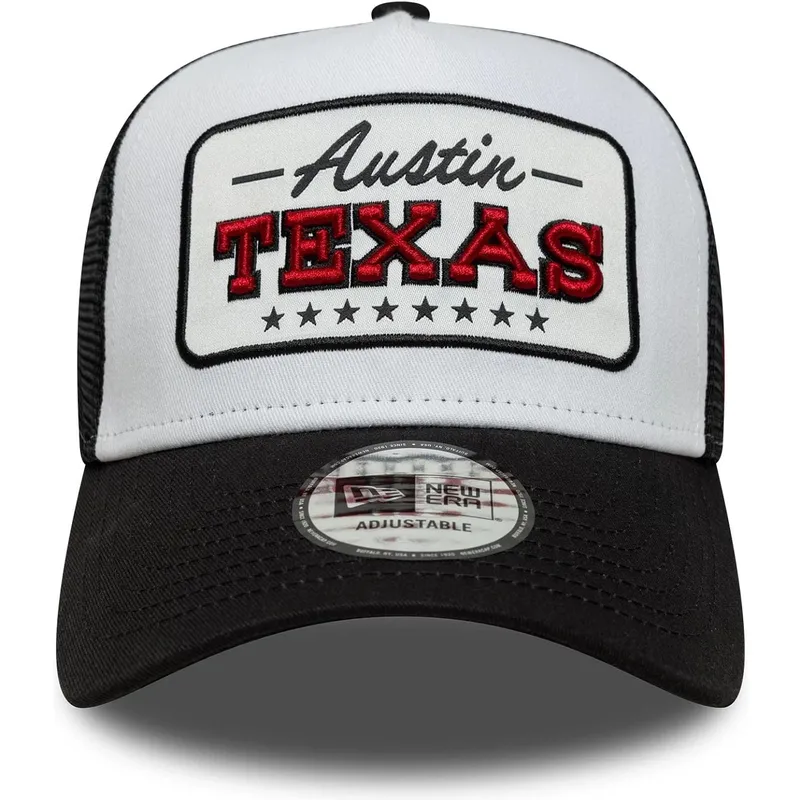 cap-curbata-black-snapback-a-frame-location-de-austin-ciudades-y-playas-texas-de-new-era