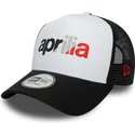 epci-curbata-camionagiu-negru-snapback-a-frame-wordmark-de-aprilia-piaggio-de-new-era