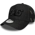 czarna-zakrzywiona-czapka-snapback-e-frame-laser-etch-denim-valentino-rossi-vr46-motogp-new-era