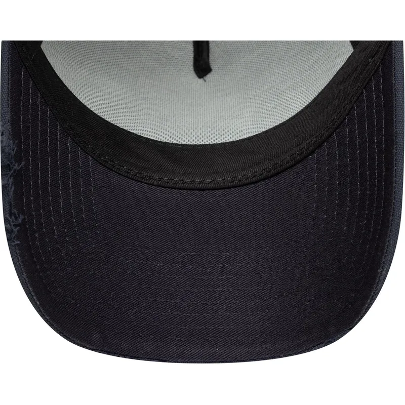 epci-curbata-bleumarin-snapback-a-frame-oval-canvas-distress-de-new-era