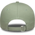 casquette-courbee-verte-claire-ajustable-avec-logo-vert-pour-femme-9forty-league-essential-new-york-yankees-mlb-new-era