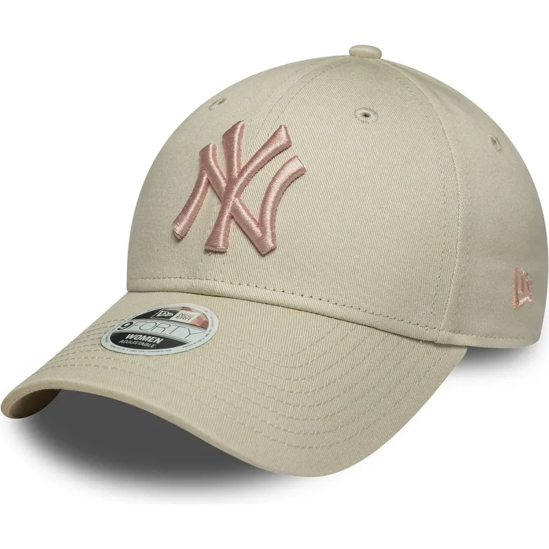 epci-curbata-bej-reglabila-rosa-9forty-league-essential-de-new-york-yankees-mlb-de-new-era