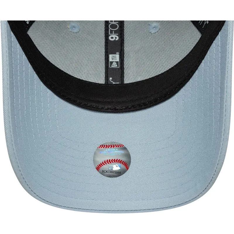 cappellino-con-visiera-curva-azzurro-regolabile-con-logo-blu-da-donna-9forty-metallic-logo-dei-los-angeles-dodgers-mlb-di-new-er
