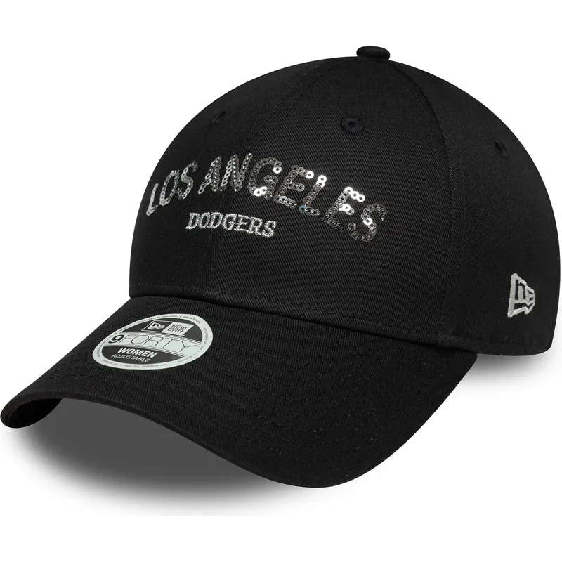 cap-curbata-black-adjustable-strap-9forty-sequin-wordmark-de-los-angeles-dodgers-mlb-de-new-era