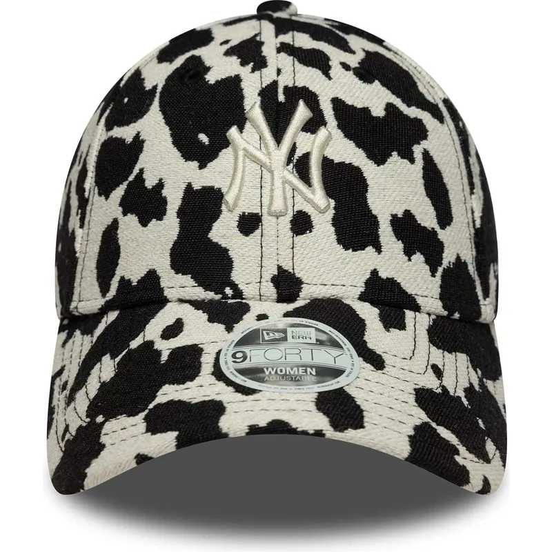 gorra-curva-negra-y-blanca-ajustable-para-mujer-9forty-cow-midi-de-new-york-yankees-mlb-de-new-era