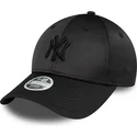 epci-curbata-negru-snapback-9forty-satin-de-new-york-yankees-mlb-de-new-era