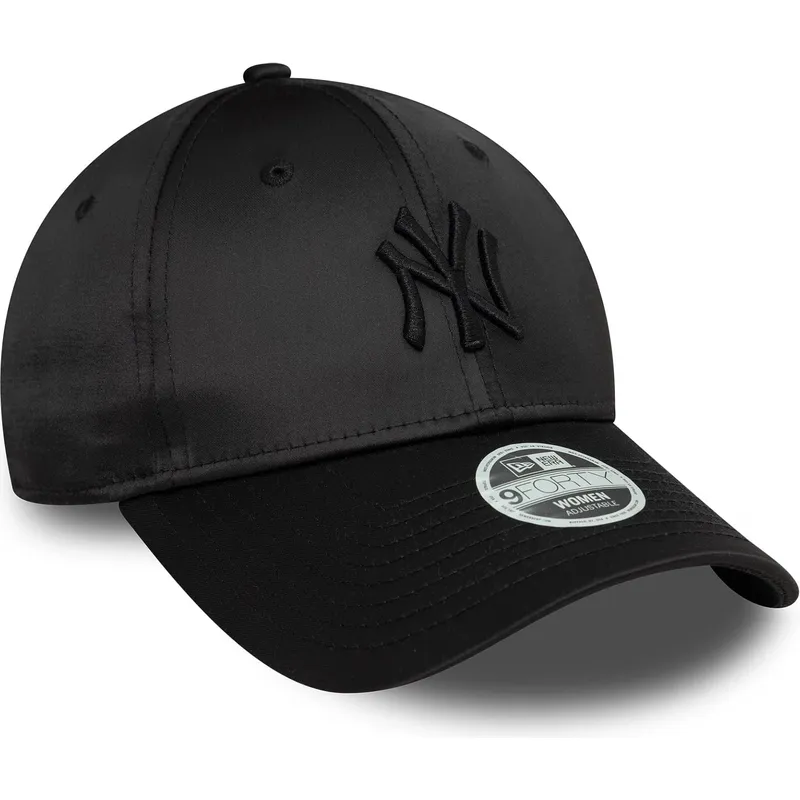 epci-curbata-negru-snapback-9forty-satin-de-new-york-yankees-mlb-de-new-era