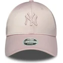 epci-curbata-roz-banda-reglabila-9forty-satin-de-new-york-yankees-mlb-de-new-era