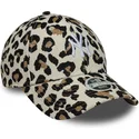 cappellino-curvo-leopardato-regolabile-da-donna-9forty-midi-dei-new-york-yankees-mlb-di-new-era