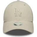cap-curbata-beige-adjustable-strap-9forty-m-crown-pastel-cord-de-los-angeles-dodgers-mlb-de-new-era